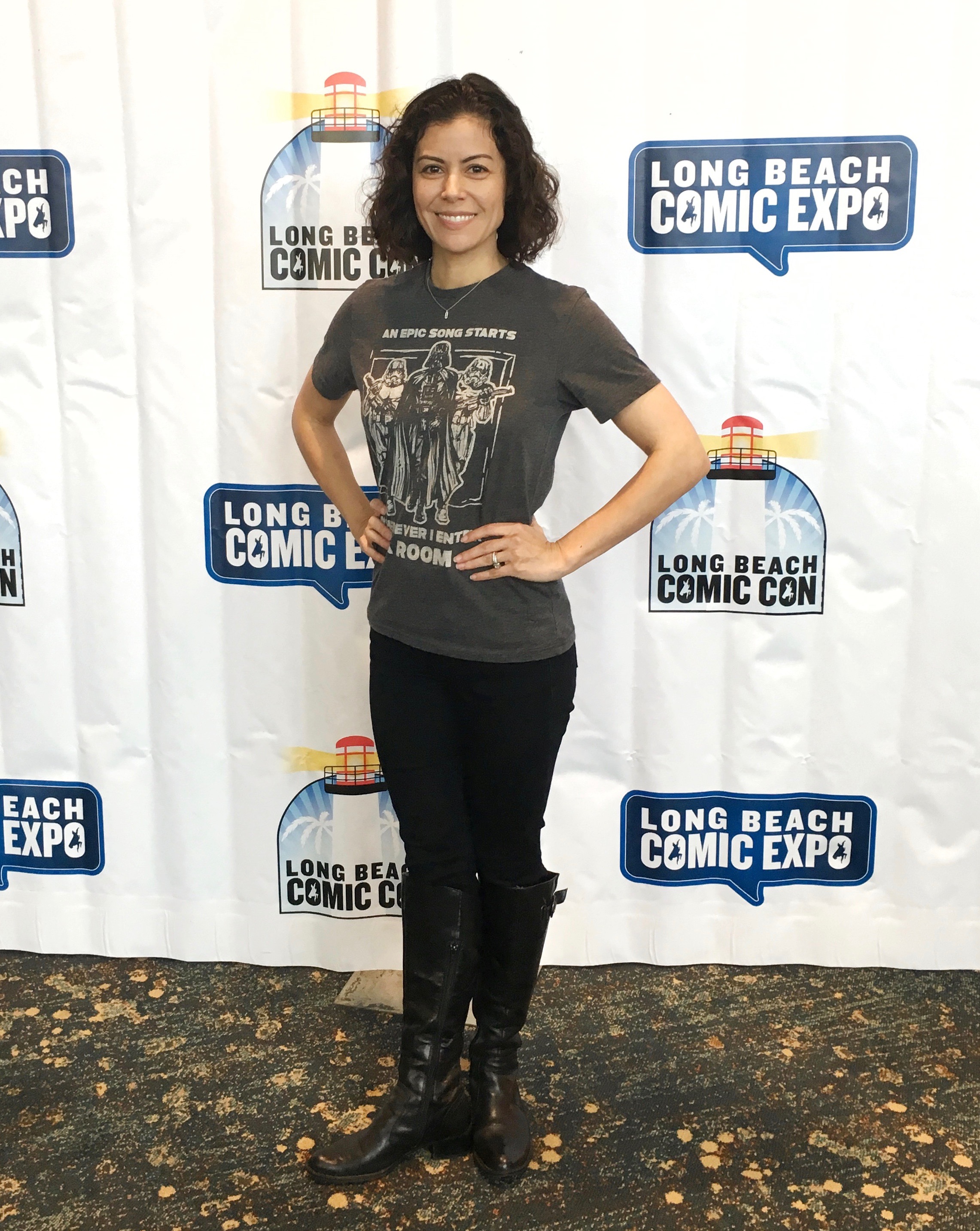 Actress Casey Dacanay attends the Long Beach Comic Convention on February 17, 2018