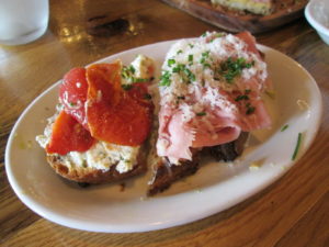 Tartines at Bluebird