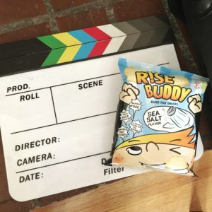 Rise Buddy Snacks on-set with me