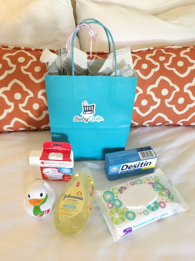 BabyQuip Welcome gift