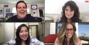 Josh Gad, Idina Menzel, Kristen Anderson-Lopex & Jennifer Lee discuss Into The Unknown: Making Frozen 2 on Disney+ Zoom Meeting