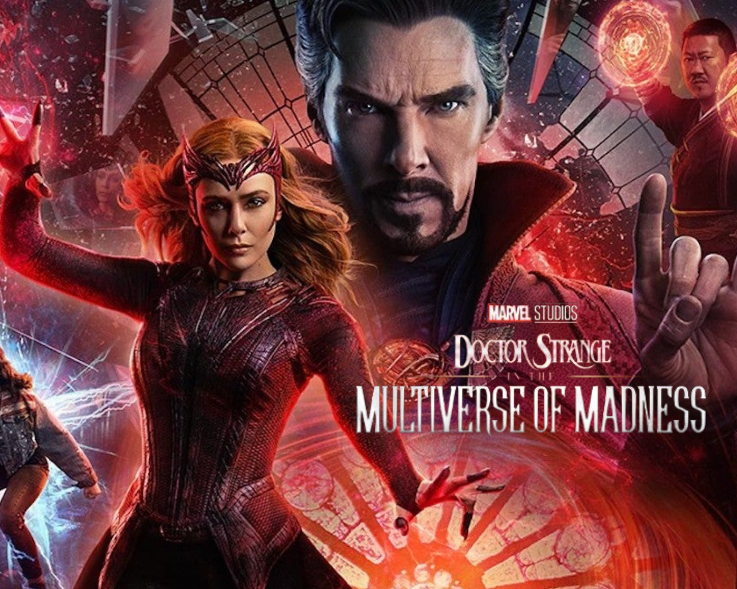 Benedict Cumberbatch and Elizabeth Olsen star in Dr. Strange in the Multiverse of Madness from Sam Raimi for Marvel Studios